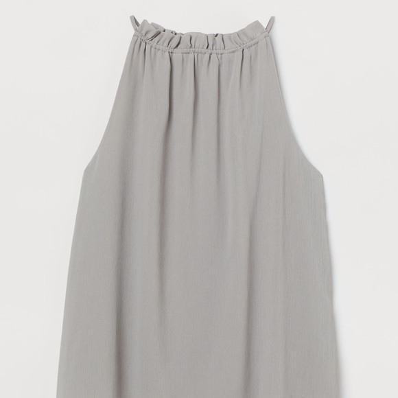 NWOT TAUPE H&M Tie-Detail Sleeveless Top - Picture 1 of 6